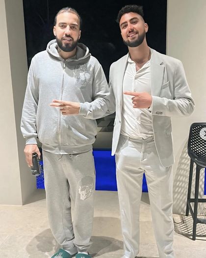 Naeem with French Montana