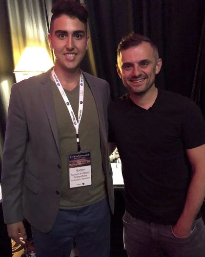 Naeem with Gary Vaynerchuk